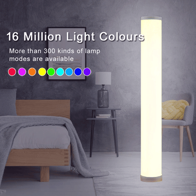 LED Floor Lamp RGB Colour Changing with Remote and Bluetooth App Control