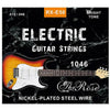 Electric Guitar Strings 1046 Bright Tone Premium E-50 Nickle Plated Steel Wire Wound