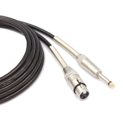 XLR Male Female 1/4" 6.35 Mono TS Stereo TRS Jack Cable Lead  Australian Made