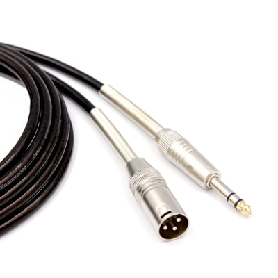 XLR Male Female 1/4" 6.35 Mono TS Stereo TRS Jack Cable Lead  Australian Made