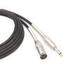 XLR Male Female 1/4" 6.35 Mono TS Stereo TRS Jack Cable Lead  Australian Made
