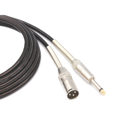 XLR Male Female 1/4" 6.35 Mono TS Stereo TRS Jack Cable Lead  Australian Made