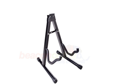 Portable Folding Electric Acoustic Bass Guitar Stand A Frame Floor Rack Holder