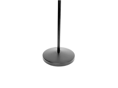 Straight Mic Stand Heavy Round Base Black Full size + Mic Microphone mount Clip