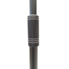 Mic Stand Round Base Solid Cast Metal Extra Tall 2.4M Heavy Duty Straight or Boom Microphone Stand