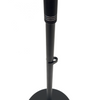 Mic Stand Round Base Solid Cast Metal Extra Tall 2.4M Heavy Duty Straight or Boom Microphone Stand