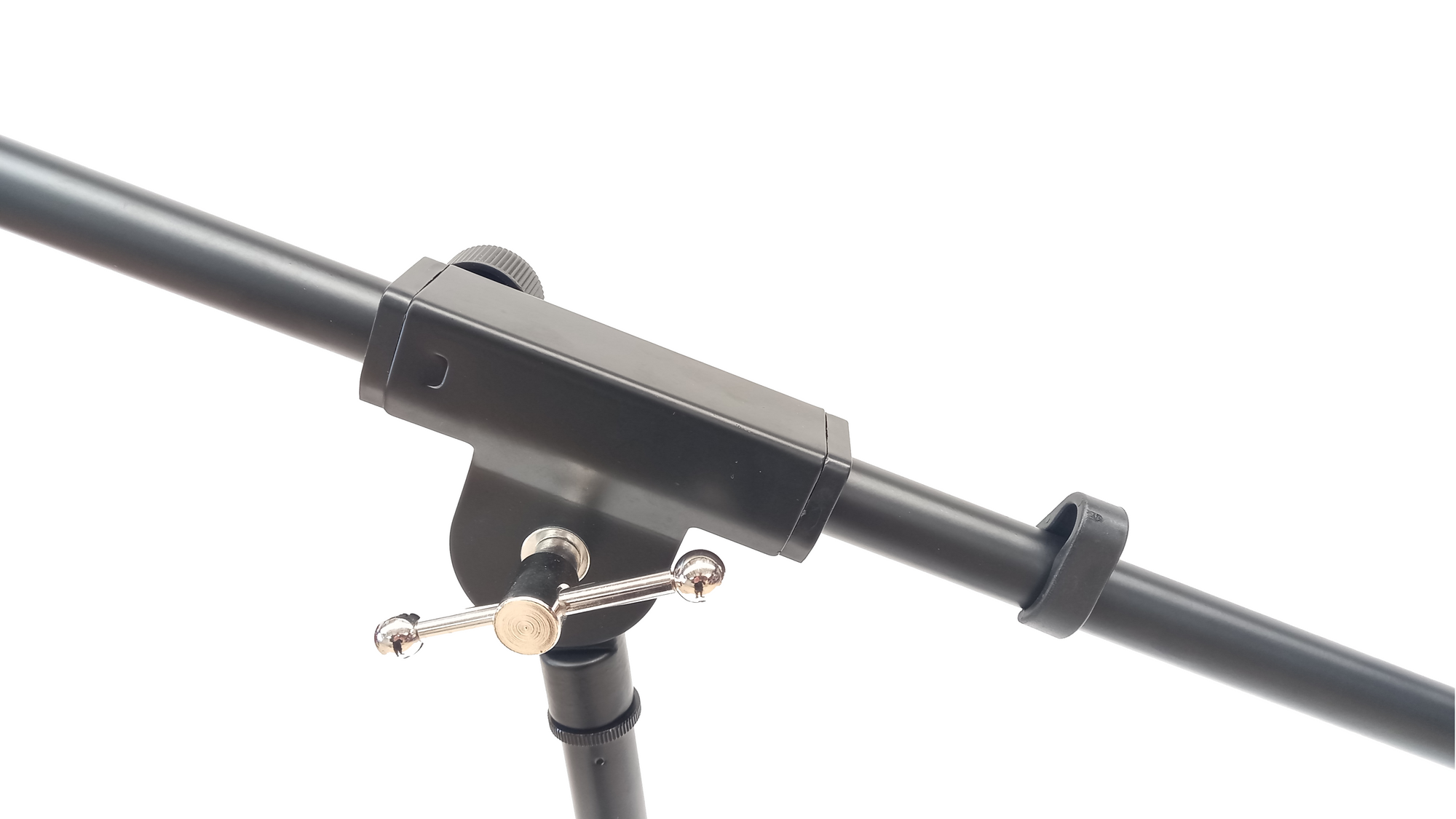 Mic Stand Round Base Solid Cast Metal Extra Tall 2.4M Heavy Duty Straight or Boom Microphone Stand