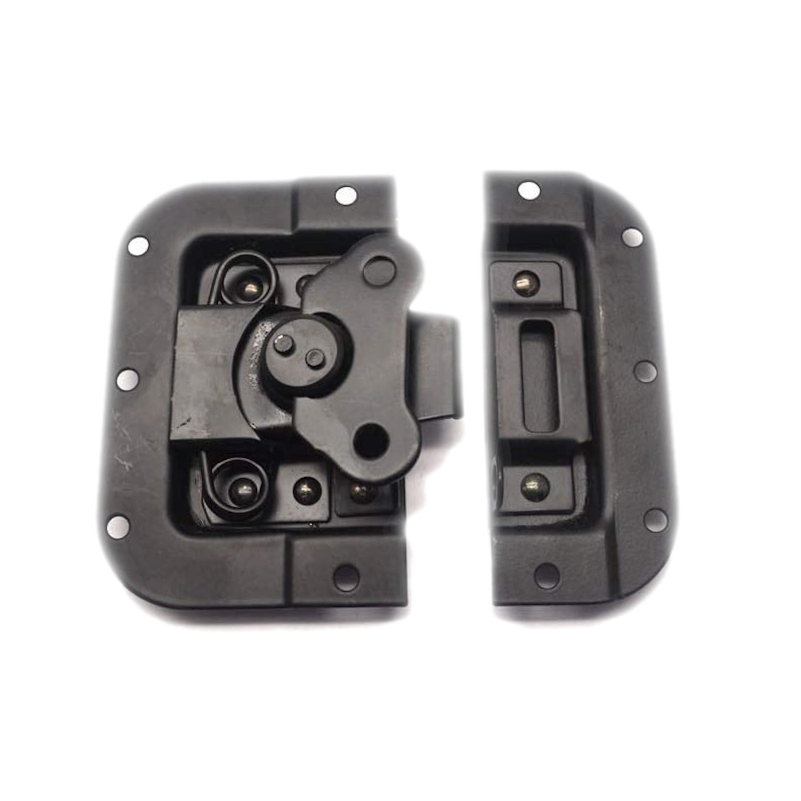 Butterfly Latch Recessed Lockable Black or Chrome Rack Flight Road Case Tool Box