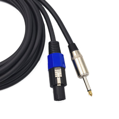 Speakon to Speakon Right Angle or 1/4" or  XLR Female Male Speaker Cable Lead Thick Australian Made 2.5mm 13AWG