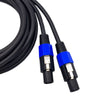 Speakon to Speakon Right Angle or 1/4" or  XLR Female Male Speaker Cable Lead Thick Australian Made 2.5mm 13AWG