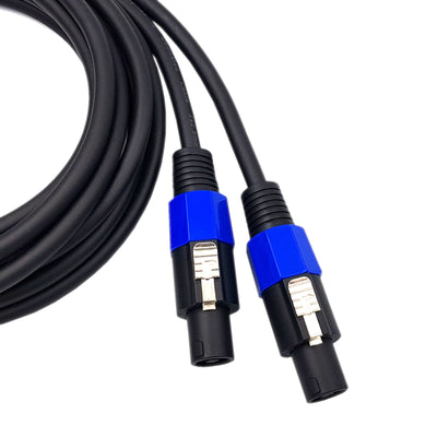Speakon to Speakon Right Angle or 1/4" or  XLR Female Male Speaker Cable Lead Thick Australian Made 2.5mm 13AWG