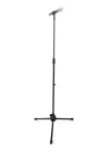 Microphone Stand with Mic Clip Tripod Base Straight Classic Style with Adjustable Height