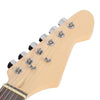 Electric Guitar Strat Style & Optional Accessories Package 4 Colours With Amplifier Stand Rechargeable Tuner Cable Strap Strings Pics