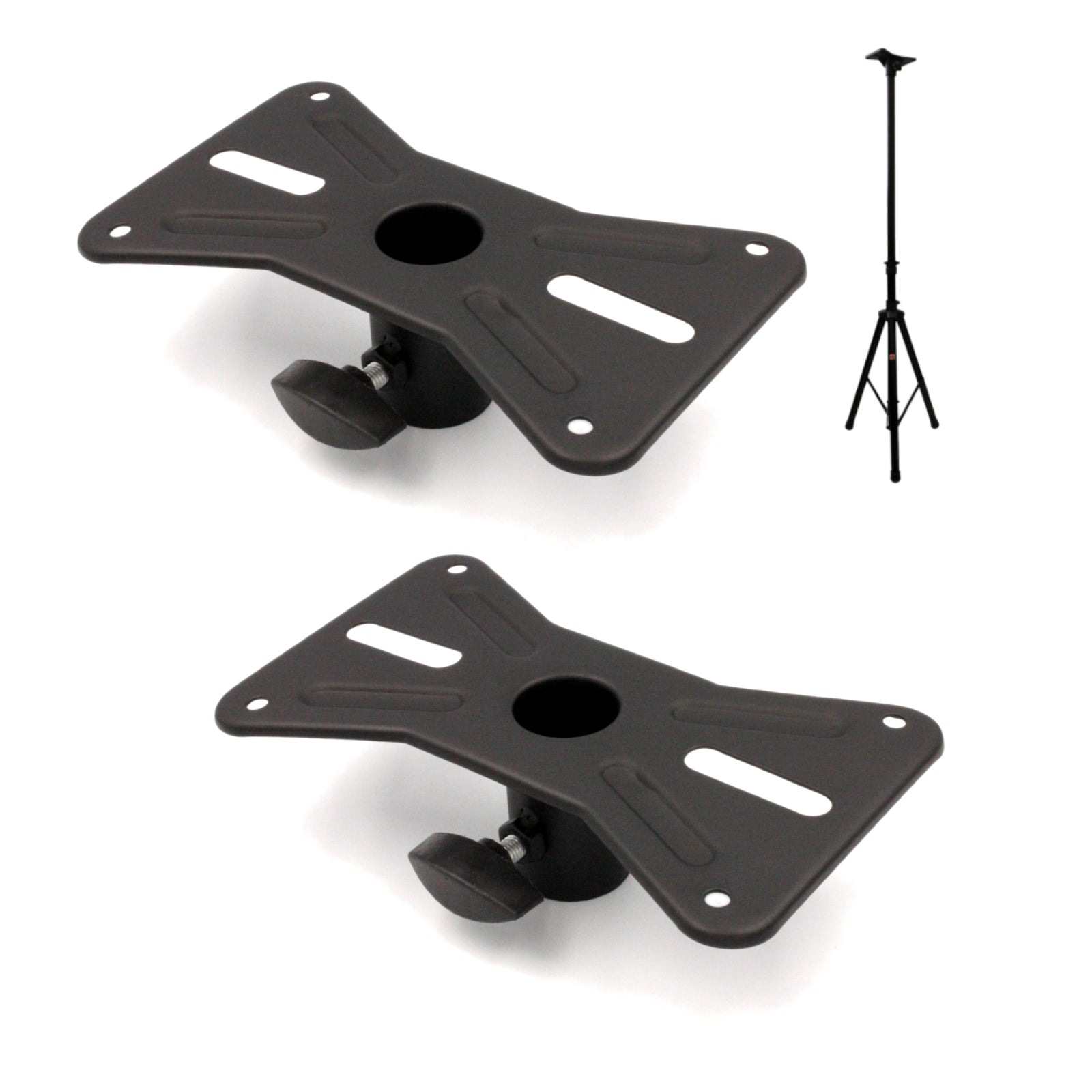 All Steel Speaker Mount Adapter Plate for 35mm Tripod Speaker Stands