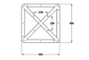 Event Lighting 3BGS - 290mm Box Truss Ground Support