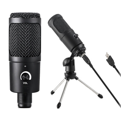 USB Condenser Mic Microphone Kit Plug and Play PC or Mac for Gaming Recording and Podcast