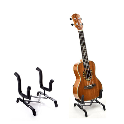 Ukulele Violin Stand Mandolin Banjo Holder Foldable for 4/4 3/4 2/4 1/4 Violin