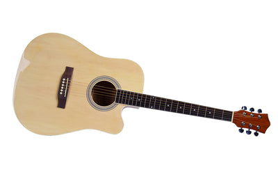 Acoustic Electric Guitar Full Size 41 inches With Neck Adjustment Truss Rod