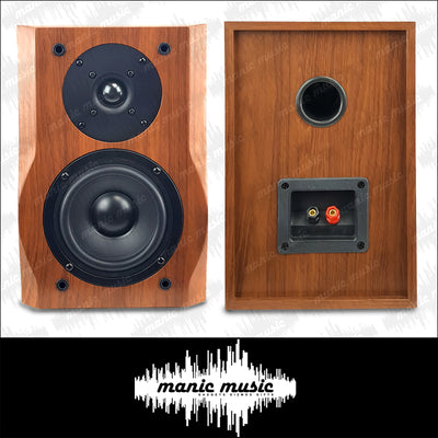 ASHTEC Speakers Studio Monitor 550 Timber Bookshelf Surround Karaoke