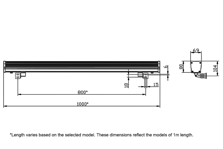 Event Lighting IPBARCREE - CREE IP Rated LED Bar