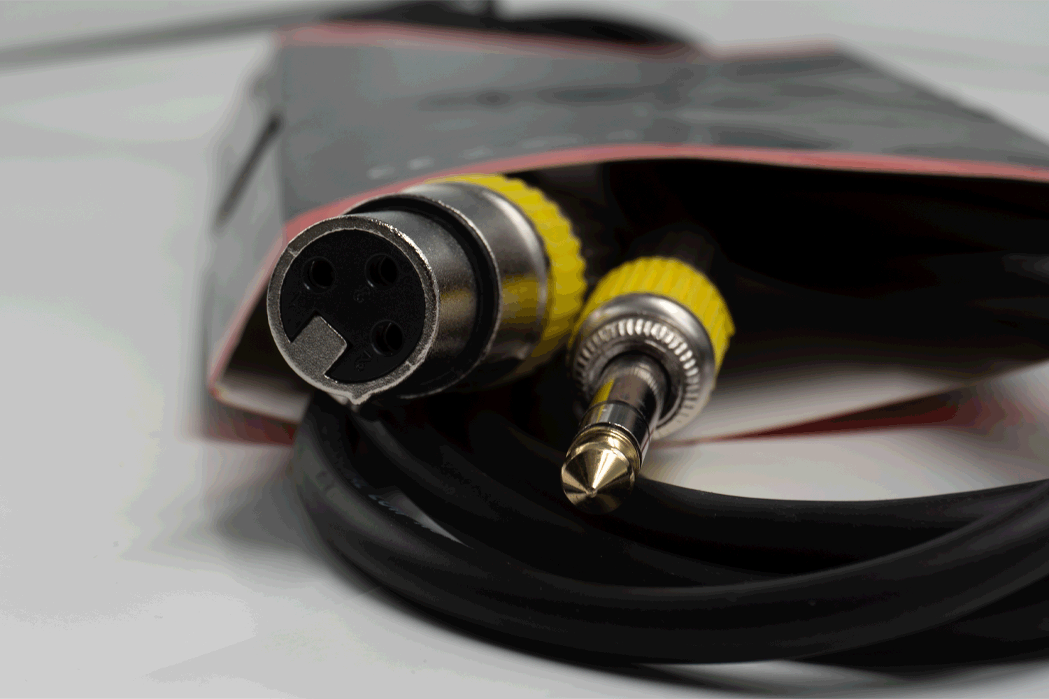 Event Lighting XLRFJ3BALEL - 3m XLR 3 Pin Female to Jack Male Signal Lead - Black Ring