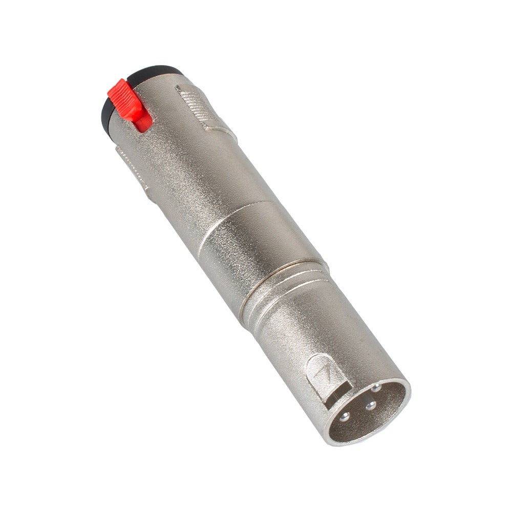 Adapter XLR Male or Female to 1/4" Female TRS or TS Jack Socket Converter Auto Switching