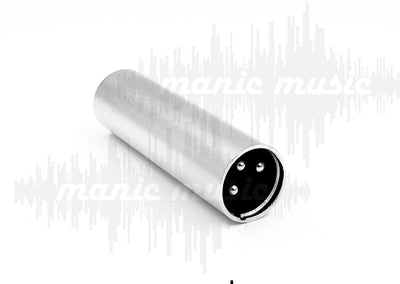 XLR MALE to XLR MALE ADAPTER XLR CABLE GENDER SWITCH CONNECTOR JOINER