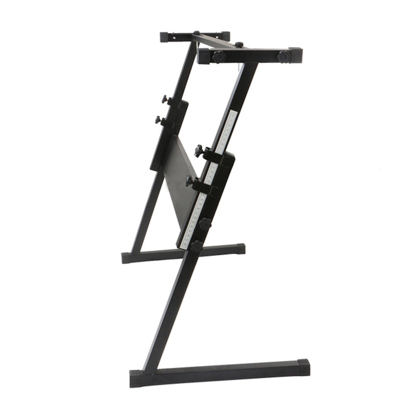 Keyboard Piano Stand Z Type Height Adjustable For 54 / 61 Keys Steel Frame