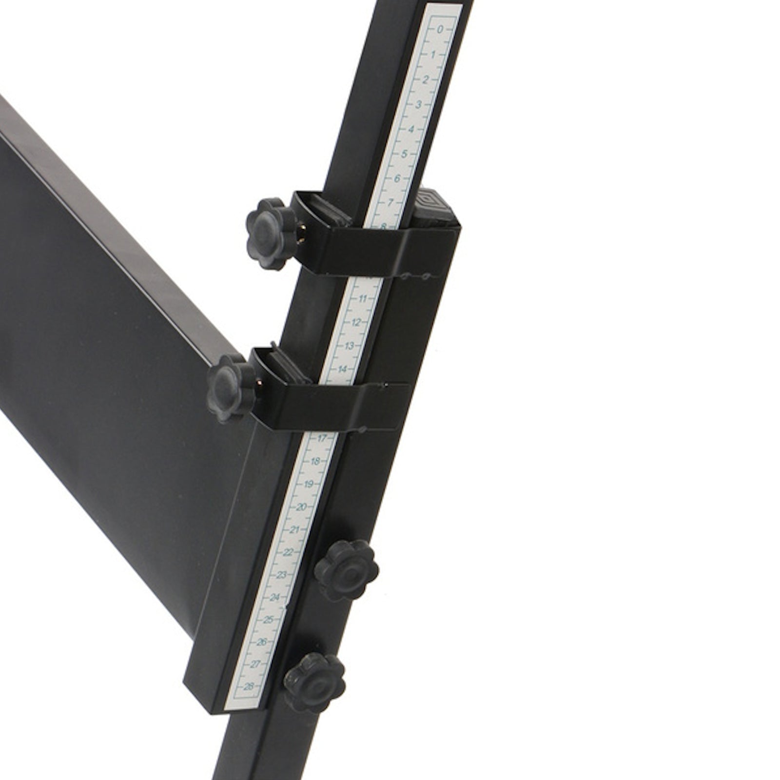 Keyboard Piano Stand Z Type Height Adjustable For 54 / 61 Keys Steel Frame