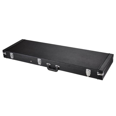 Bass Electric Guitar Case With Lock Rectangle Wood Carrying Hardshell Hard Case Roadcase Portable Box