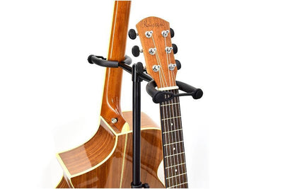 Dual 2 Guitar Stand Acoustic Electric Classical Double Instrument