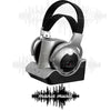 Wintal RF 900 Wireless Headphones w/Rechargeable Batteries Dock For Tv/Radio/Mp3
