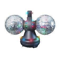 Rotating Mirror Ball Disco Party LED Lights DJ Sansai FREE POSTAGE
