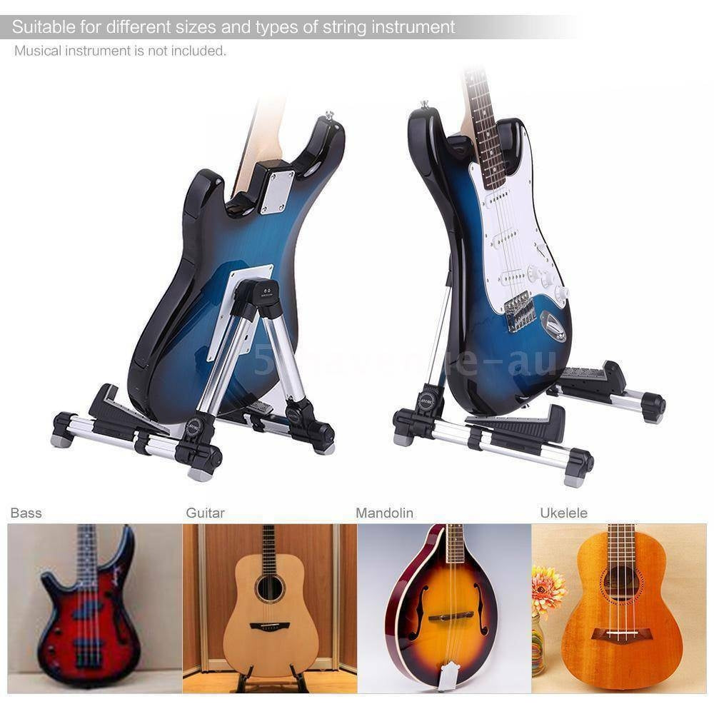 Guitar Stand Universal Instrument Folding Adjustable Alloy Frame