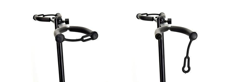 Dual 2 Guitar Stand Acoustic Electric Classical Double Instrument