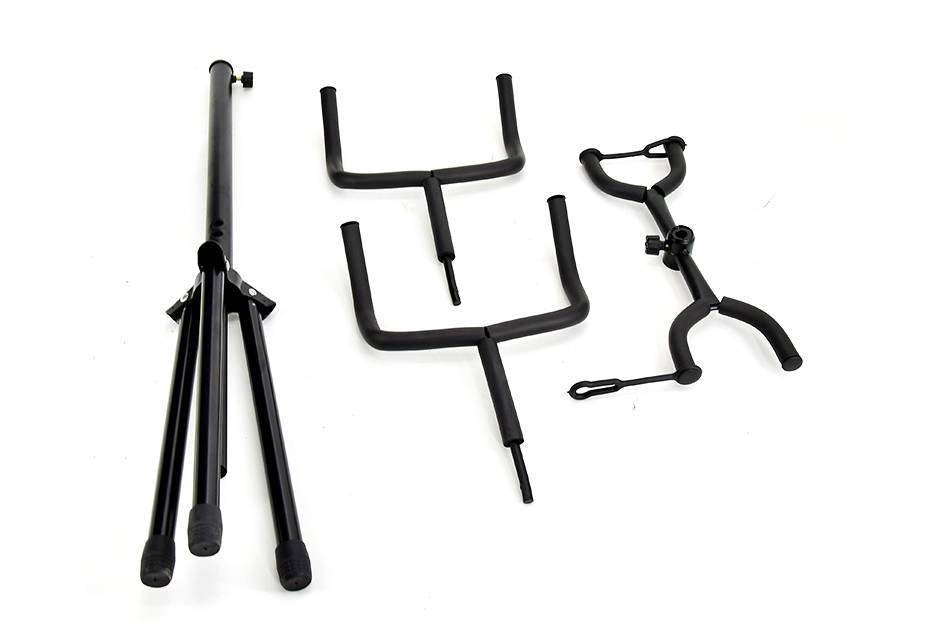 Dual 2 Guitar Stand Acoustic Electric Classical Double Instrument