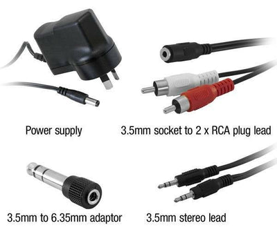 Wintal RF 900 Wireless Headphones w/Rechargeable Batteries Dock For Tv/Radio/Mp3