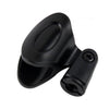 Mic Clip Holder for Microphone Flexible Rubberised Plastic Universal + 3/8" to 5/8" Thread Adapters