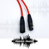 XLR Cable Male Female Jack 3-Pin Balanced Microphone Mic Lead with choice of 6 colours
