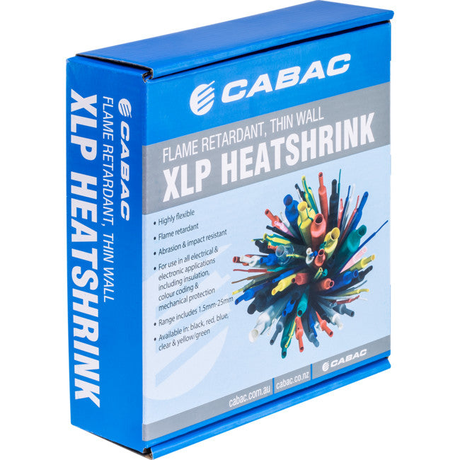 HS4.8BLU-10M - 4.8MM X 10M HEAT SHRINK BOX BLUE - CABAC