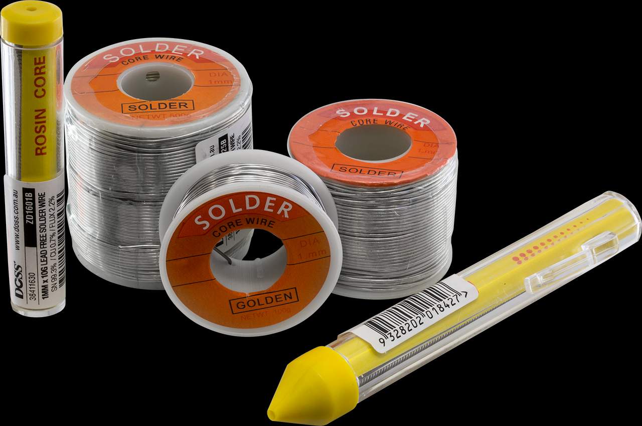 ZD1601B 1MM X10G LEAD FREE SOLDER WIRE SN99.3% CU0.7%  FLUX 2.2% DOSS 87-1601