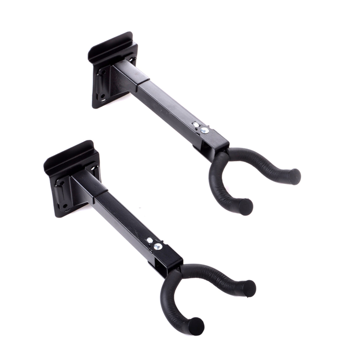2 in 1 Steel Wall Mount or Slat Wall Guitar Hanger Swivel Lock Angle 1