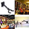 2 in 1 Steel Wall Mount or Slat Wall Guitar Hanger Swivel Lock Angle 180 degrees