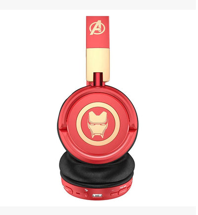 Iron Man Marvel Avengers Infinity War Stereo Bluetooth Headphones & Case