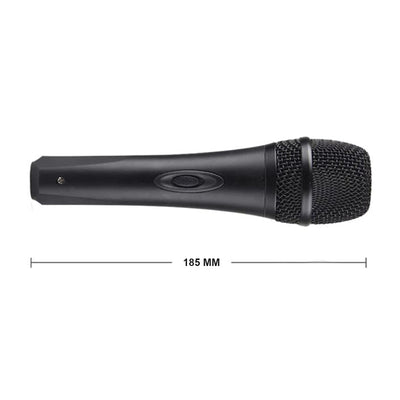 Dynamic Microphone + Mic Cables With Switch & Metal Mesh Vocal Karaoke