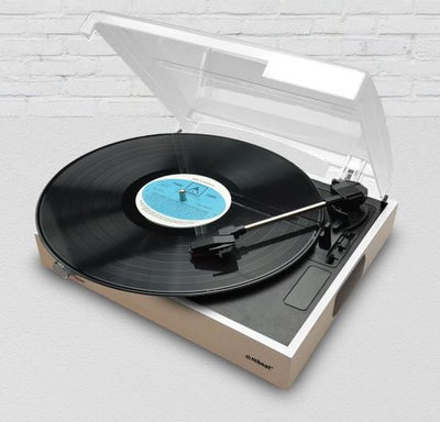 Turntable Record Player Wooden Style With USB Record and built-in speaker mbeat