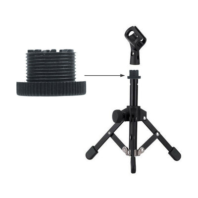 Mic Thread Adapter 3/8" to 5/8" Universal Microphone Stand Accessory