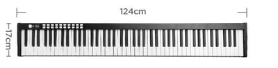 88 keys Bluetooth Rechargeable Smart MIDI Portable Keyboard Piano with Carry Bag