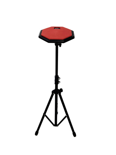 Mute Drum Practice Pad and Adjustable Stand + Bag Optional Drum Stool