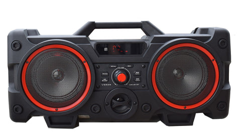 Super Bass Boombox Bluetooth Rechargeable Party Speaker Karaoke With Wireless Microphone /Mic Input /Usb /Tf Card /Aux /Fm Radio /Mp3/ Led Lights